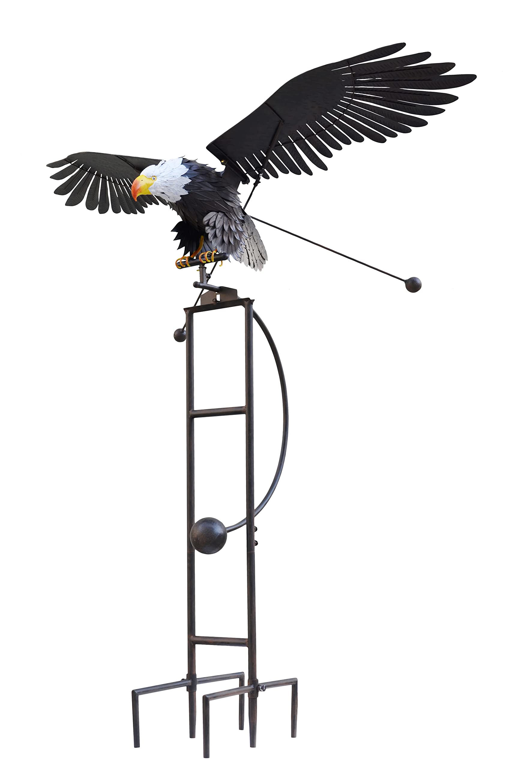 Amazon.com: Large Flying Metal Eagle Rustic Rocker Balancing